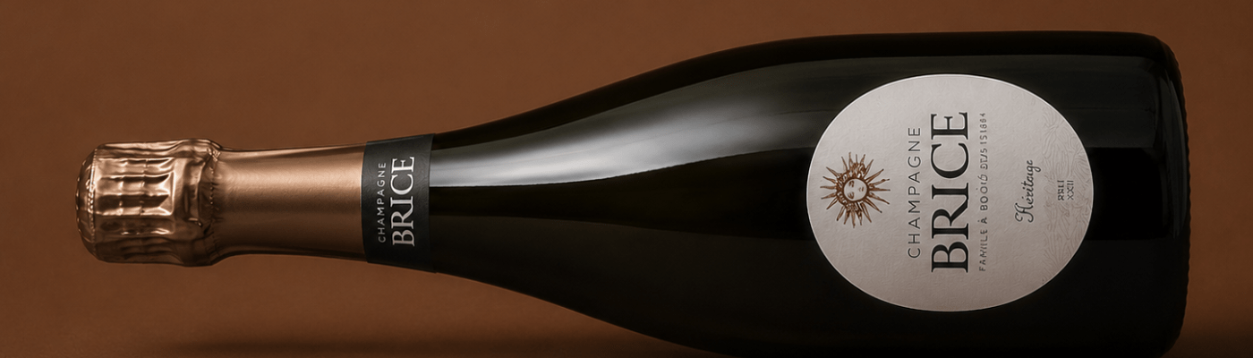 Bouteille de champagne BRICE